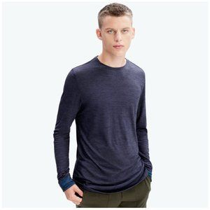 NWT - Men's Merino Wool Crew Neck Long Sleeve T-Shirt